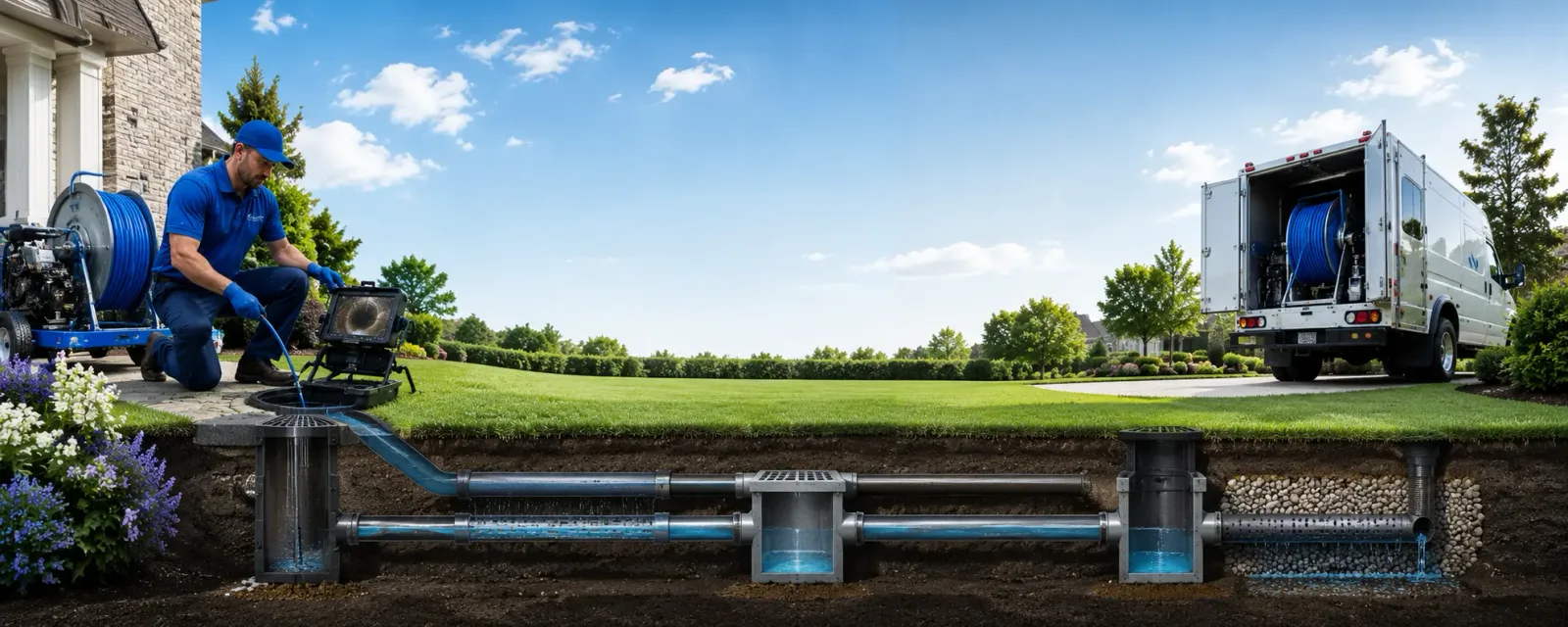 Outdoor drain cleaning information for Erwin, SD
